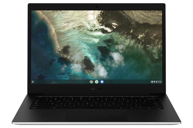 Samsung Galaxy Chromebook Go (Model: XE340XDA), 4GB DDR4 RAM, 128GB SSD, 14.0-Inch, Chrome OS, Silver Color