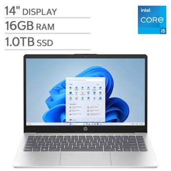 HP Notebook 14-ep0355cl Intel Core i5-1334U , 1.3GHz up to 4.6GHz, 13th Gen, 16GB RAM, 1TB M.2 SSD- 14" FHD Display - Windows 11 Home
