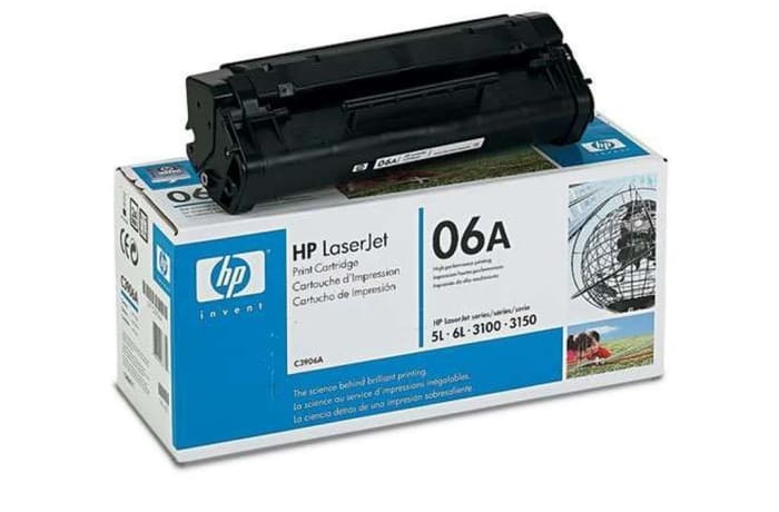 HP 06A (C3906A) Black Laserjet Toner Cartridge For HP LaserJet 3100, 3100se, 3100xi, 3150, 3150se, 3150xi, 5L, 5l xtra, 6L, 6l se, 6l xi Printers