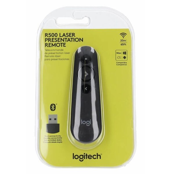 Logitech R500 Wireless Presentation Remote Laser Pointer