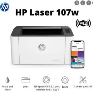 HP LaserJet M107W Wireless  Black & White Printer