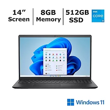 Dell Inspiron 14, 5440 14-inch FHD+ Intel Core i5-1334U, 13th Gen, 8GB DDR5 RAM, 512GB M.2 SSD, Backlit Keyboard, Windows 11 Home