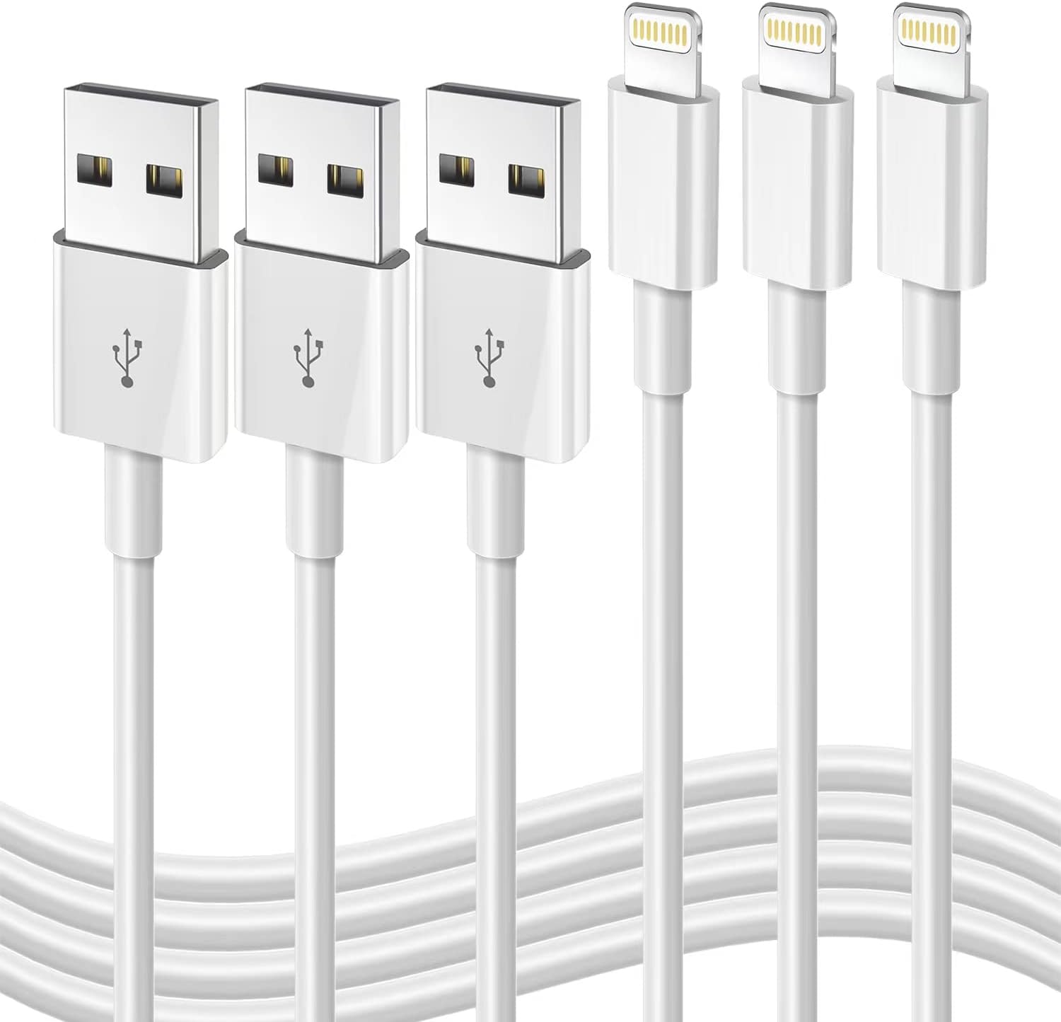 USB-A to Lightning Fast Charging Data Cable