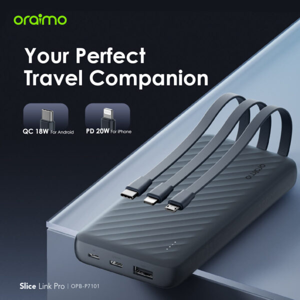 Oraimo Slice Link 10000mAh 12W Power Bank
