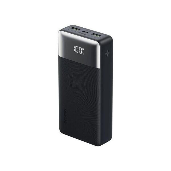 Oraimo Power Bank with 22.5W Fast Charging and Smart Display - PowerNova QF1 (OPB-7270Q) - 27000mAh - Black